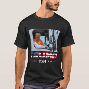 T-shirt Donald Trump Circule Dans Le Camion À Déchets 1