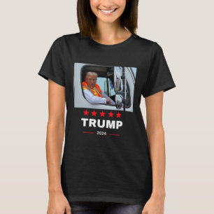 T-shirt Donald Trump Circule Dans Le Camion À Déchets 2