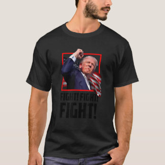 T-shirt Donald Trump combat les combattants et les partisa