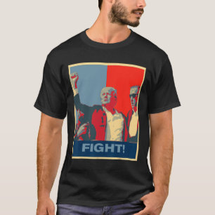 T-shirt Donald Trump combat l'oeuvre d'art contre les Etat