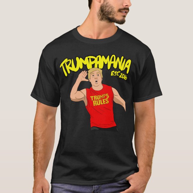 T-shirt Donald Trump Comme Hulk Hogan (Devant)