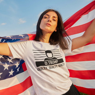T-shirt Donald Trump coupable