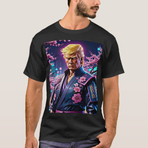 T-shirt Donald Trump Cyberpunk Samurai Warrior Tee