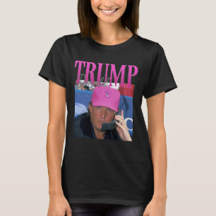 T-shirt Donald Trump drôle me manque Pourtant Y2k Vintage 