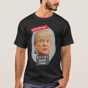 T-shirt DONALD TRUMP 🤣 Drôle Mugshot Novelty Localisez-Le