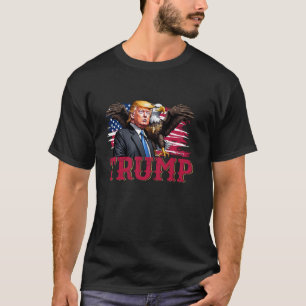 T-shirt Donald Trump Eagle USA Président 2024 Take America