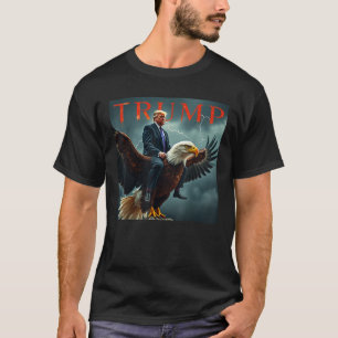 T-shirt Donald Trump Eagle USA Président Amérique