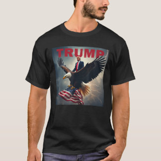 T-shirt Donald Trump Eagle USA Président Amérique