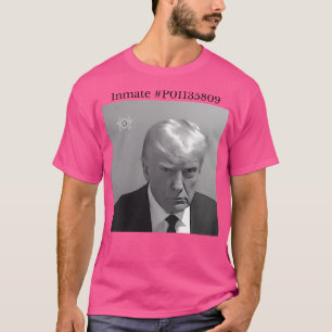 T-shirt Donald Trump Headshot Fulton County Georgia Jail