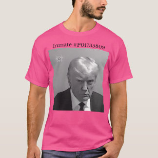 T-shirt Donald Trump Headshot Fulton County Georgia Jail