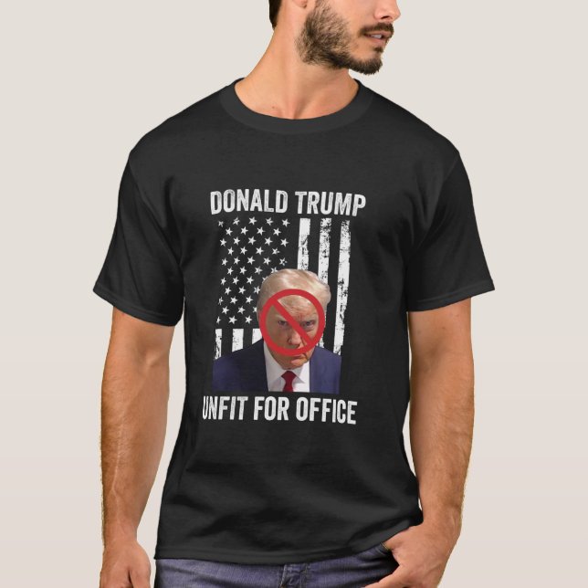 T-shirt Donald Trump inapte au pouvoir Les anti-Trump ne v (Devant)