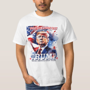 T-shirt Donald Trump Inauguration Hommes