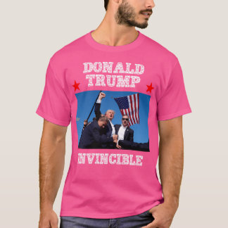 T-shirt Donald Trump - Invincible