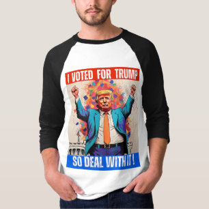 T-SHIRT DONALD TRUMP - J'AI VOTÉ POUR TRUMP, ALORS FAITES-