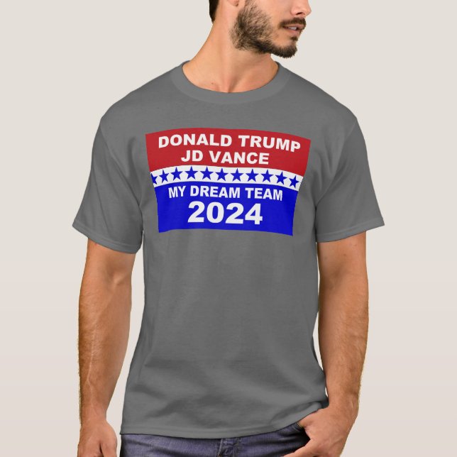 T-shirt Donald Trump JD Vance 2024 (Devant)