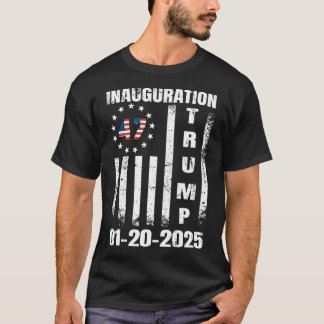 T-shirt Donald Trump Jour de l'investiture 2025 47e Présid
