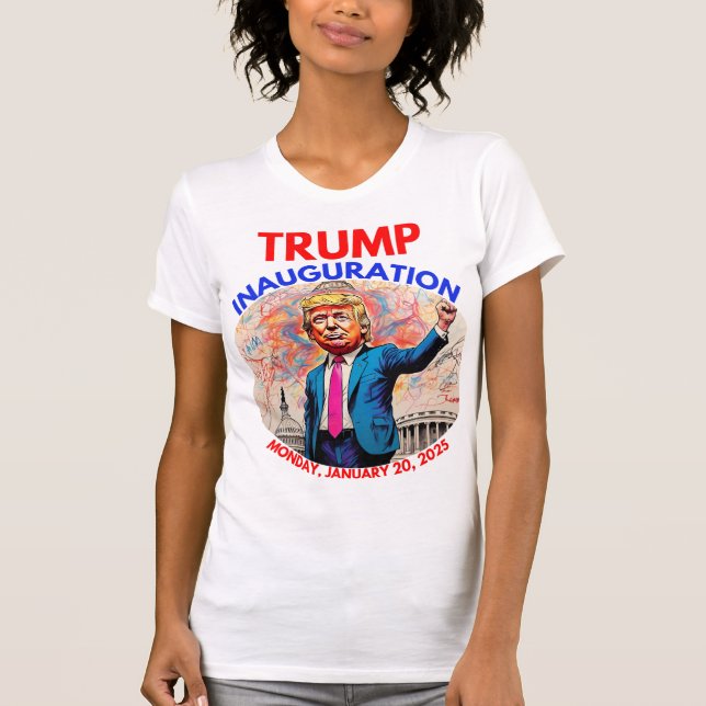 T-SHIRT DONALD TRUMP JOUR D'INAUGURATION 2025 (Devant)