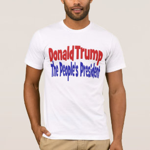 T-shirt Donald Trump le président du peuple bleu rouge