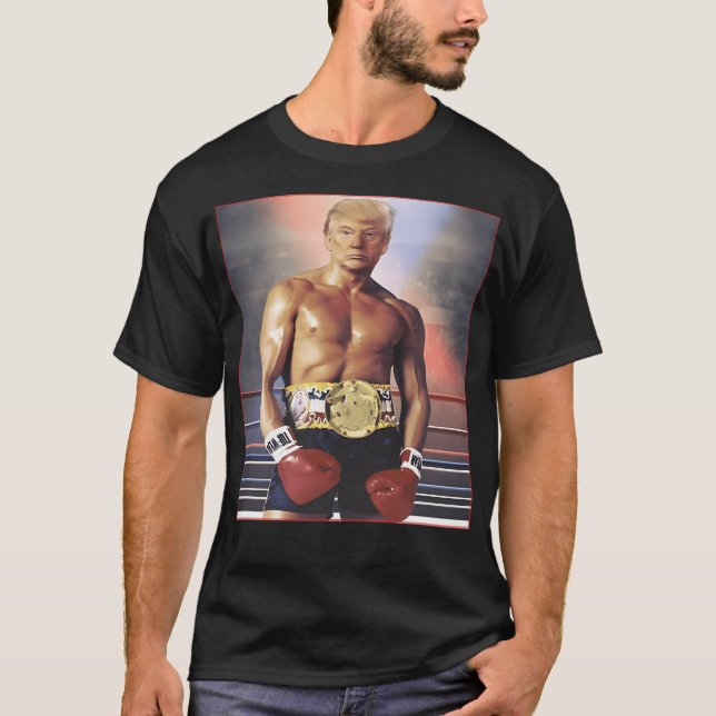 T-shirt Donald Trump Le Prophète Orange (Devant)