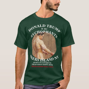 T-SHIRT DONALD TRUMP & LES FLATTEURS RIKERS ISLAND NY