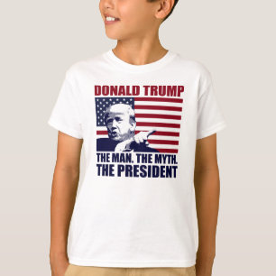T-shirt Donald Trump l'homme le mythe le président
