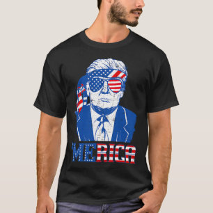 T-shirt Donald Trump Merica Trump Drapeau Les États-Unis 4