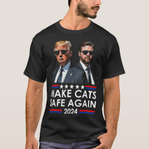 T-shirt Donald Trump met les chats en sécurité à nouveau 2