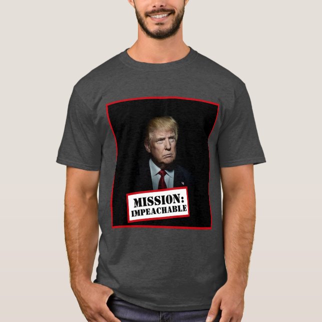 T-shirt Donald Trump — Mission : Impraticable (Devant)