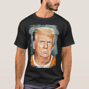 T-shirt Donald Trump Mugshot 2023 Trump Mugshot Shirt F