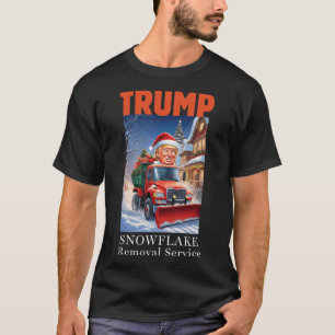 T-shirt Donald Trump Noël Funny Snowflake Suppression