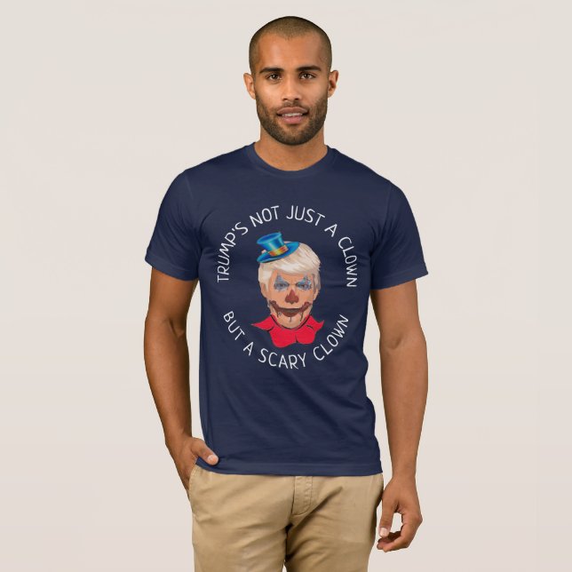 T-shirt Donald Trump, pas seulement une chemise clown (Devant entier)