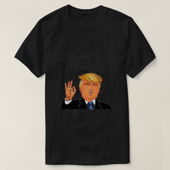 T-shirt Donald Trump Père jour meilleur père Essential T-s (Design devant)