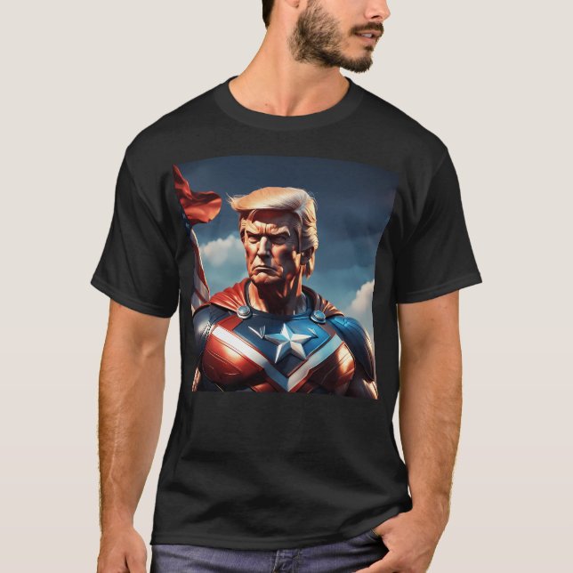 T-shirt Donald Trump Portrait (Devant)