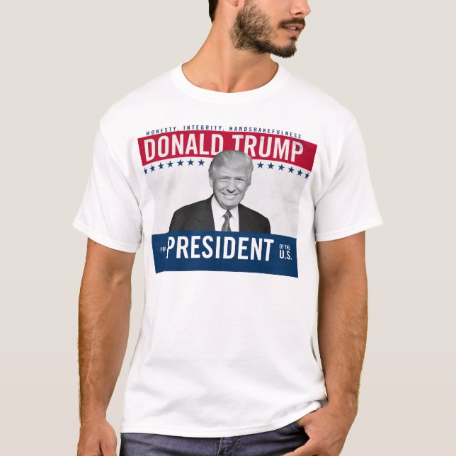 T-shirt Donald Trump pour le président (Devant)