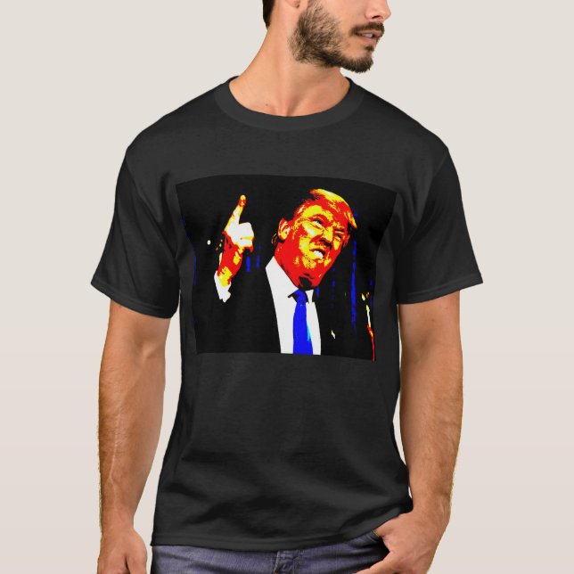 T-SHIRT DONALD TRUMP POUR LE PRÉSIDENT (Devant)