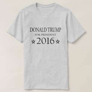 T-shirt Donald Trump pour le président 2016