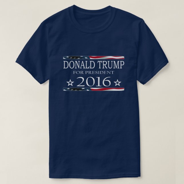 T-shirt Donald Trump pour le président 2016 (Design devant)