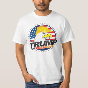 T-shirt Donald Trump Pour Le Président Eagle Hair Tee