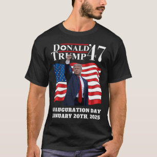 T-shirt Donald Trump Président Jour de l'investiture Victo