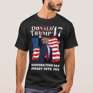 T-shirt Donald Trump Président Jour de l'investiture Victo