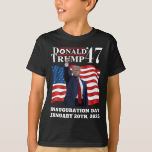 T-shirt Donald Trump Président Jour de l'investiture Victo