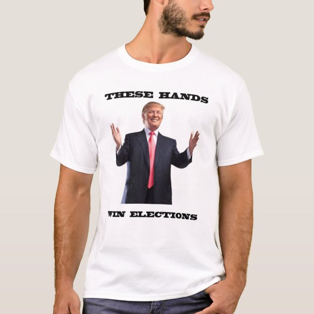 T-shirt Donald Trump remet la chemise (Devant)