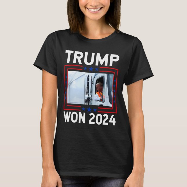 T-shirt Donald Trump remporte l'investiture électorale de  (Devant)