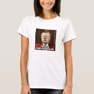 T-SHIRT DONALD TRUMP SCARY CLOWN