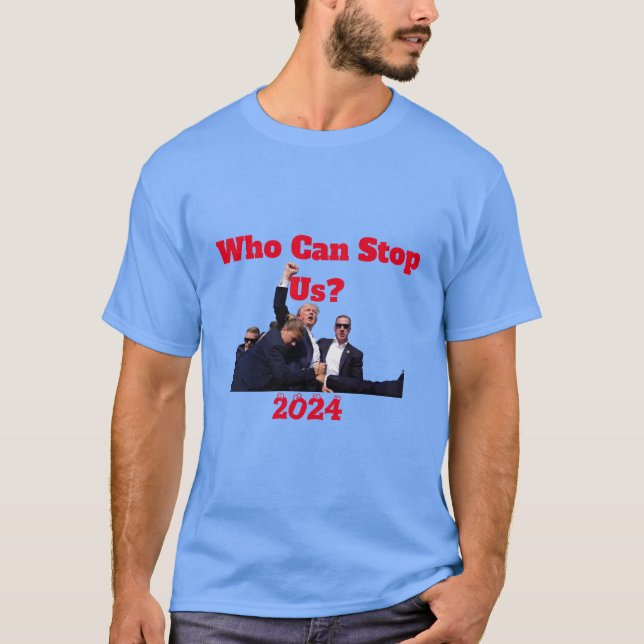 T-shirt Donald Trump s'est fait tirer dessus (Devant)