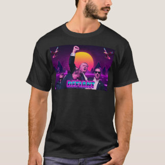 T-shirt Donald Trump Style provocateur des vagues de synth