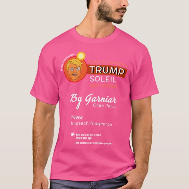 T-shirt Donald Trump Sun Cream - Marchandises Trump amusan (Devant)