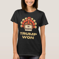 Donald Trump Thanksgiving Shirt Je suis un Donal R