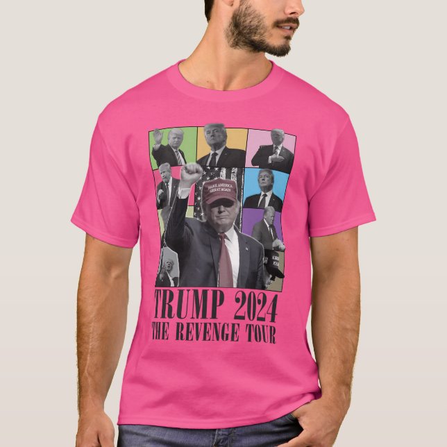 T-shirt Donald Trump The Revenge Tour Funny Parody Électio (Devant)