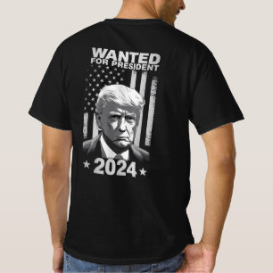T-shirt Donald Trump Tiré Recherché Pour Le Président Amér